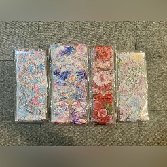 Waterproof PET Tape cute, lovely,Flower, journal sticker, Notebook, hand account - Picture 3 of 6